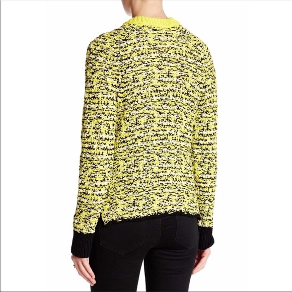 Rag & Bone Yellow Black Viola Button Cardigan Sweater - Picture 16 of 16